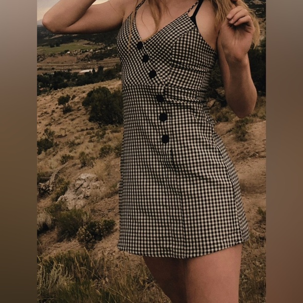 Luna Chix Checkered Dress